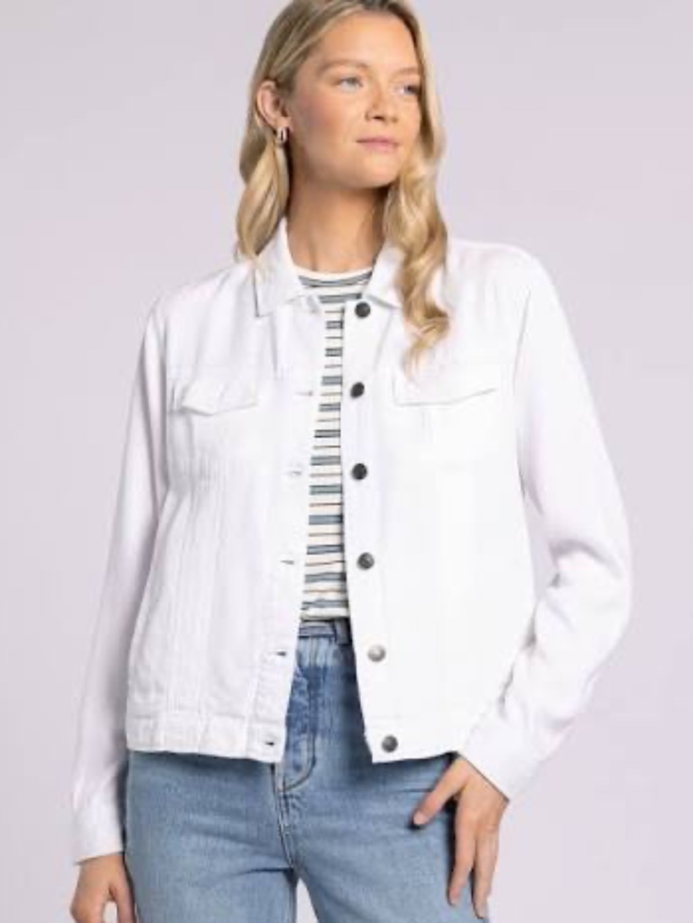 Thread and Supply Jackie Jacket White XS NWT